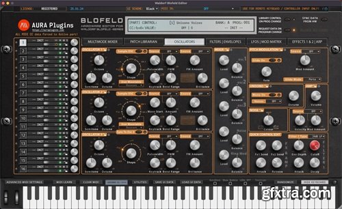 Aura Plugins Waldorf Blofeld Editor v25.1.24