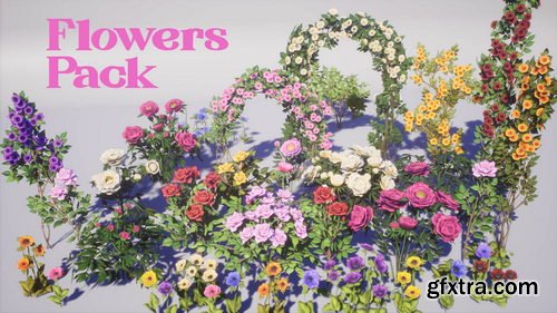 RenderHub - Flowers Pack 3D Model