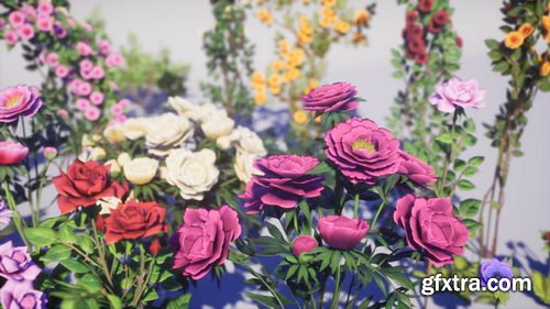 RenderHub - Flowers Pack 3D Model