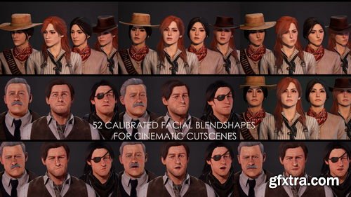 Artstation - Bandit - Game-Ready Low-poly 3D character