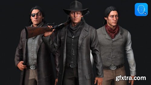 Artstation - Bandit - Game-Ready Low-poly 3D character