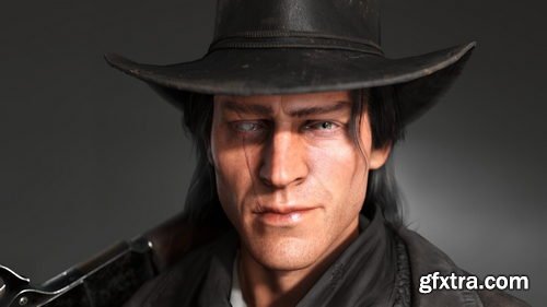 Artstation - Bandit - Game-Ready Low-poly 3D character