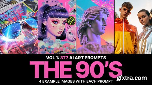 377 Midjourney Prompts for the 90&rsquo;s