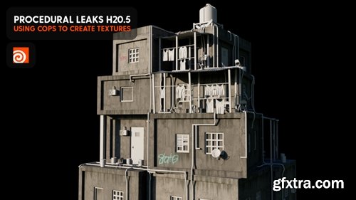 Cgside - Procedural Leaking Texture in Houdini 20.5