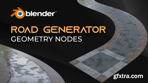 Blender Market - Procedural Road Generator Geometry Nodes Blender Market - Procedural Road Generator Geometry Nodes
