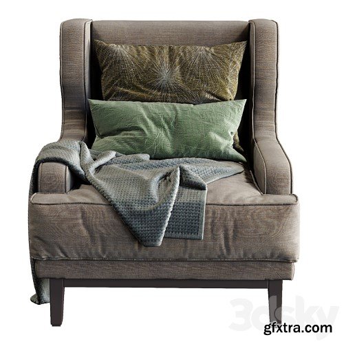 3dsky Pro - Armchair camille by porada
