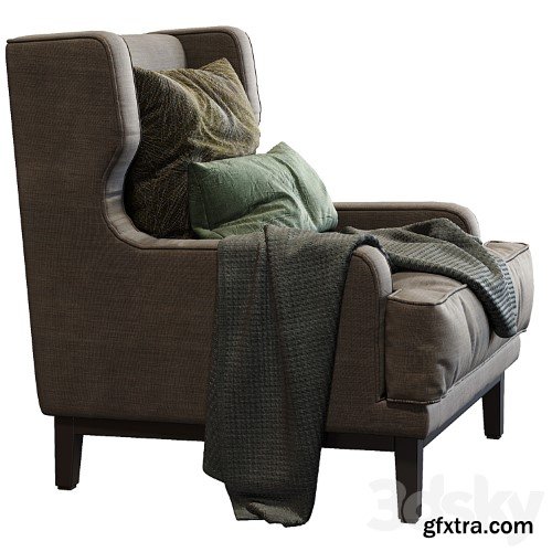 3dsky Pro - Armchair camille by porada