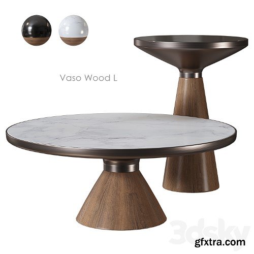 3dsky Pro - Vaso Wood L Coffee table from SKANDI FURNITURE