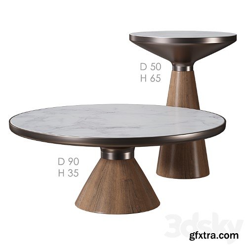3dsky Pro - Vaso Wood L Coffee table from SKANDI FURNITURE