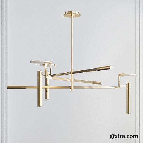 3dsky Pro - Melange Large Floating Disc Chandelier