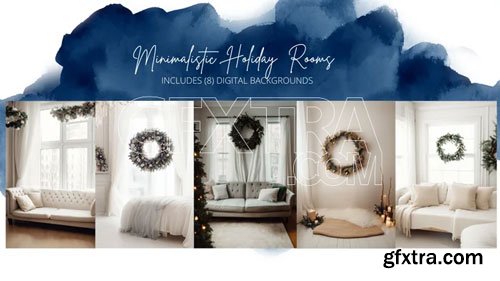 Finding North Education - Minimalistic Rooms Digital Backgrounds