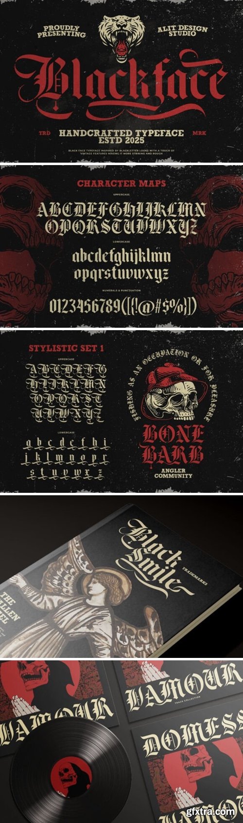 Black Face Font