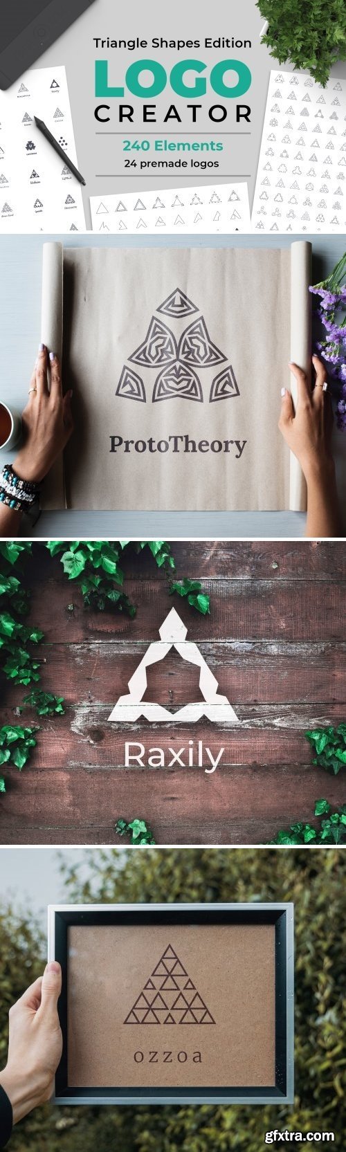 CM - Logo Creator Triangle Shapes Edition 2466434