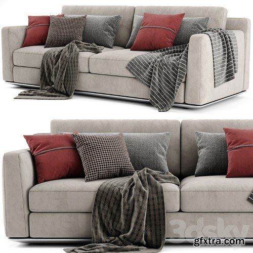 3dsky Pro - Horm Ellington 2 Seats Sofa