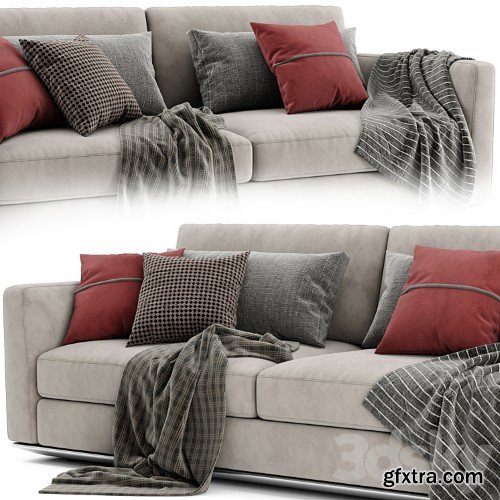 3dsky Pro - Horm Ellington 2 Seats Sofa