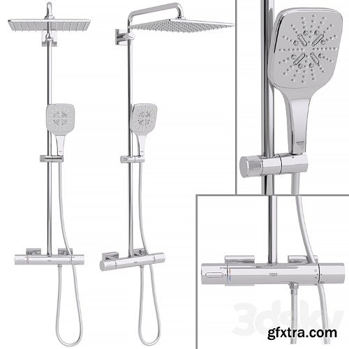 3dsky Pro - Shower system Grohe Rainshower Smartactive Cube 310