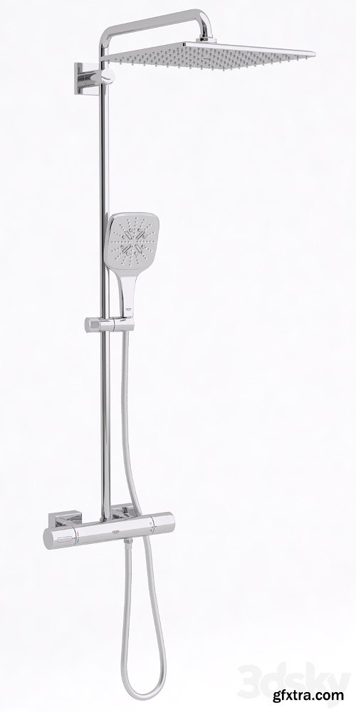 3dsky Pro - Shower system Grohe Rainshower Smartactive Cube 310