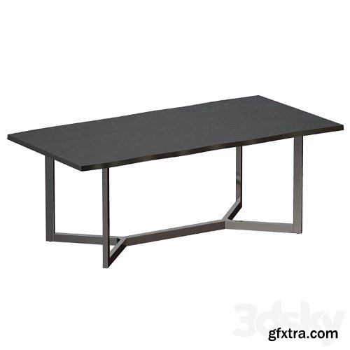 3dsky Pro - Verge Black Live Edge Dining Tables (Crate and Barrel)