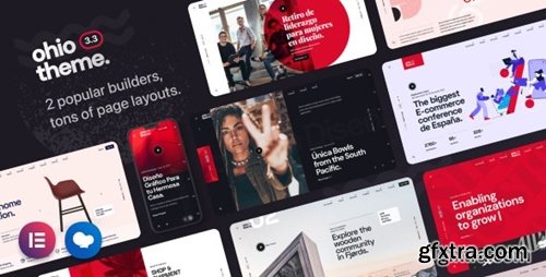 Themeforest - Ohio v3.5.2 - Creative Portfolio &amp; Agency WordPress Theme 25193838