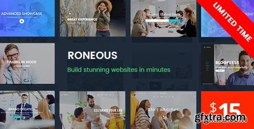 Themeforest - Roneous v2.1.1 - Creative Multi-Purpose WordPress Theme 16202433