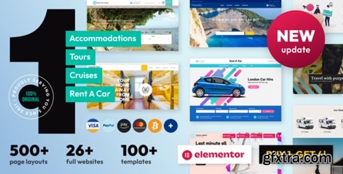 Themeforest - Book Your Travel v8.19.52 - Online Booking WordPress Theme 5632266