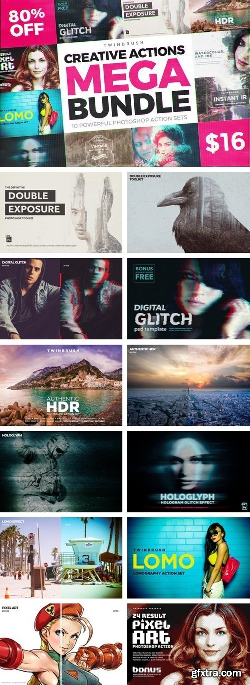 CM - Creative Photoshop Effects Bundle 2076558