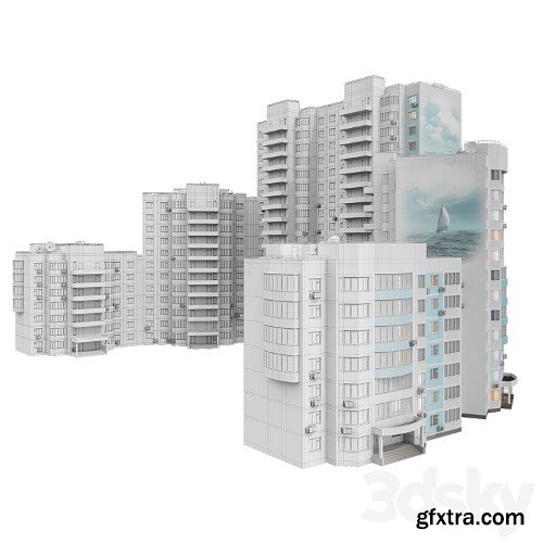 3dsky Pro - Kope M sail 7-12-18 floors 6 sections corner with mural