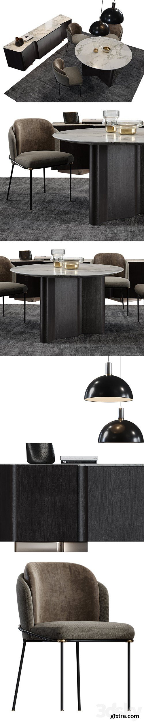 3dsky Pro - Minotti Set / Fil Noir