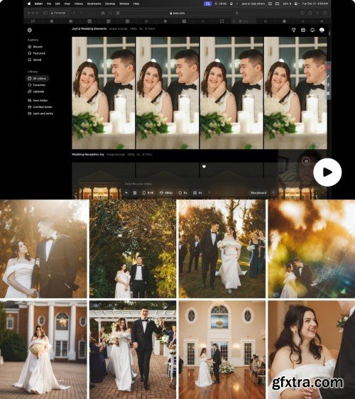 Sam Hurd - Sora generated wedding video from a dozen still images // video tutorial