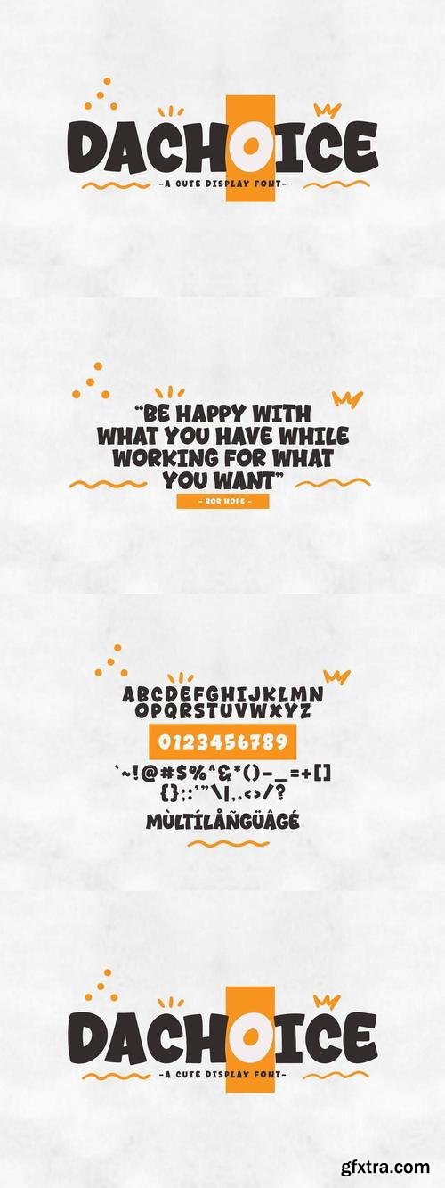 Dachoice Font