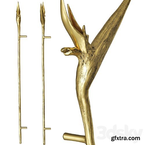 3dsky Pro - Door handles Strelitzia EA1061