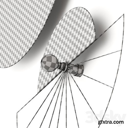 3dsky Pro - Aromas del Campo Ghaban Rattan Wall Lamps