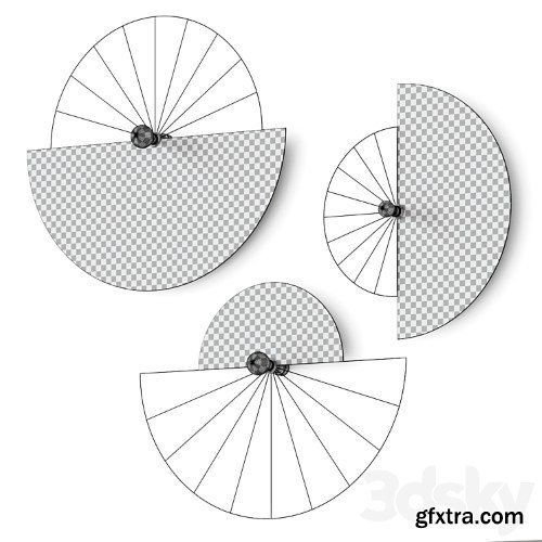 3dsky Pro - Aromas del Campo Ghaban Rattan Wall Lamps