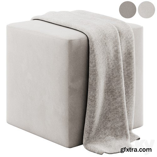 3dsky Pro - Square pouffe by Irocodesign