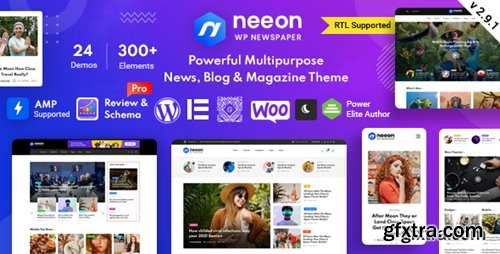 Themeforest - Neeon v3.1.0 - WordPress News Magazine Theme 35441133