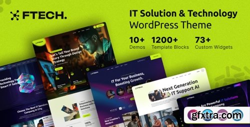 Themeforest - Ftech - IT Solution Technology WordPress Theme 52398161 v1.0.2