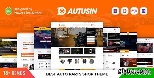 Themeforest - Autusin - Auto Parts & Car Accessories Shop Elementor WooCommerce WordPress Theme 22681468 v2.8.5