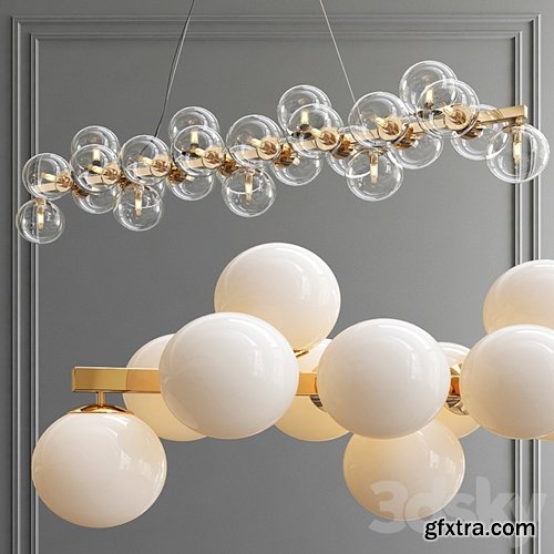 3dsky Pro - Maytoni Linear Pendant Lamp Dallas