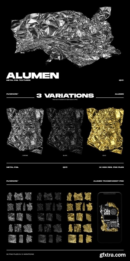 FLYERWRK - Alumen - Metal Foil Textures