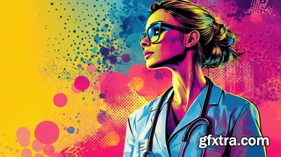 Colorful Girls in Action 23xJPG