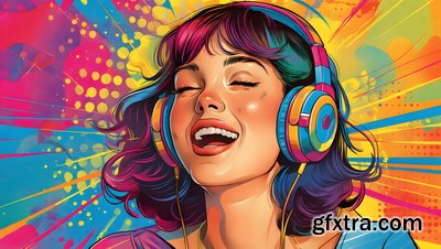 Colorful Girls in Action 23xJPG