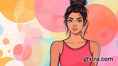 Colorful Girls in Action 23xJPG