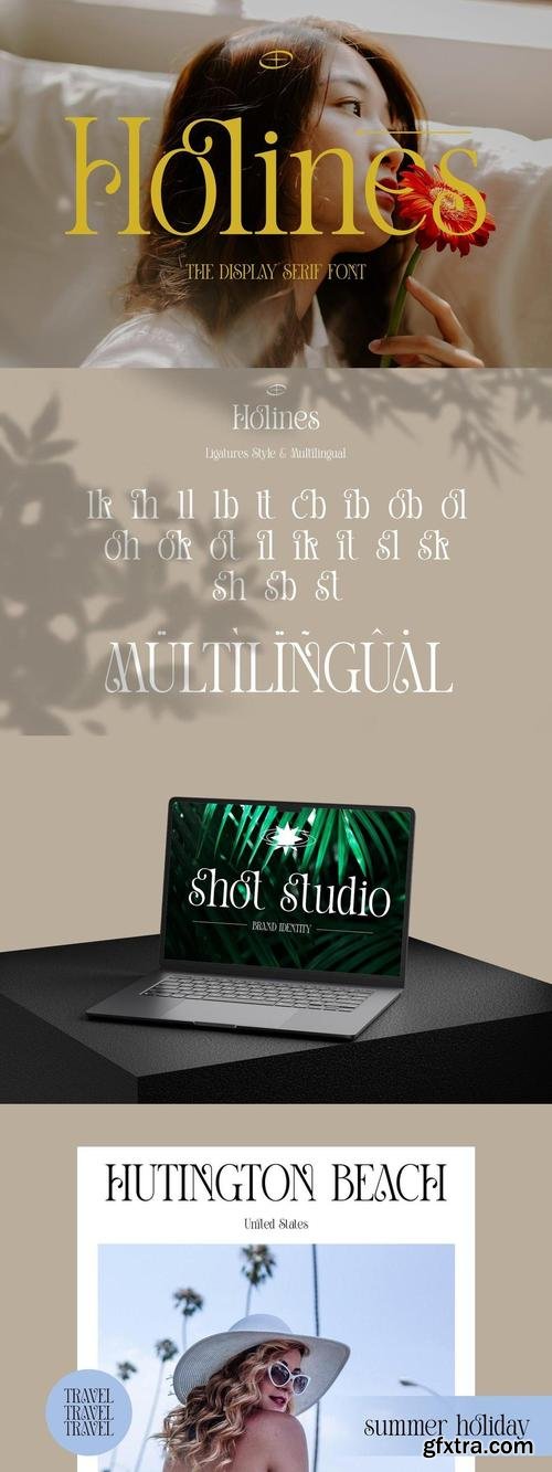 Holines Display Serif Typeface