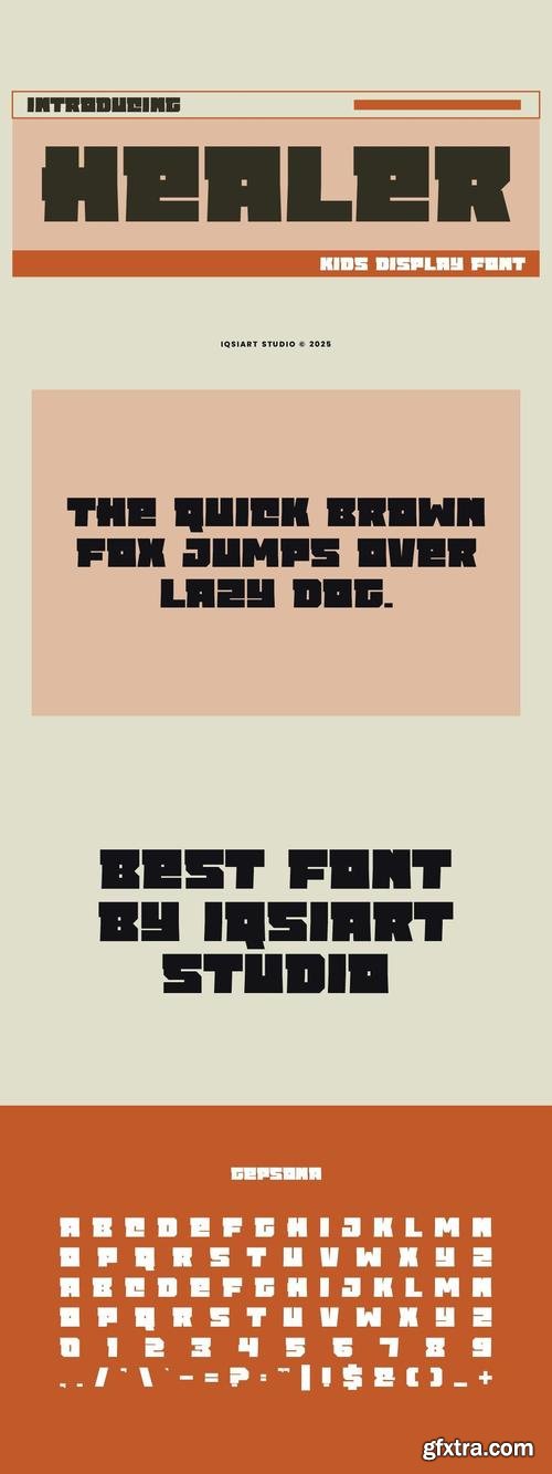 Healer - Heavy Bold Font