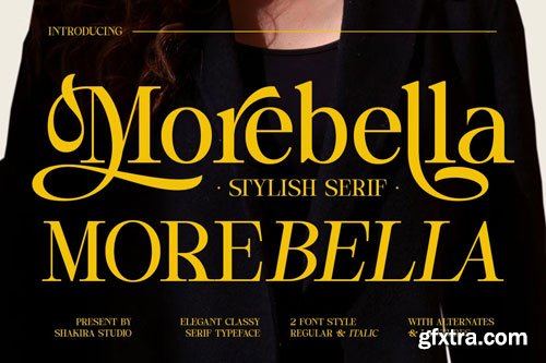 CreativeMarket - Morebella - Stylish Serif Font