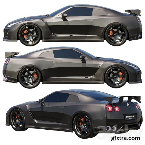 3dsky Pro - Nissan GTR R35 Godzilla