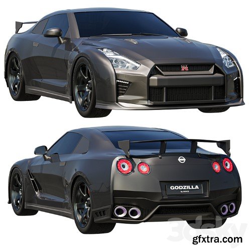 3dsky Pro - Nissan GTR R35 Godzilla