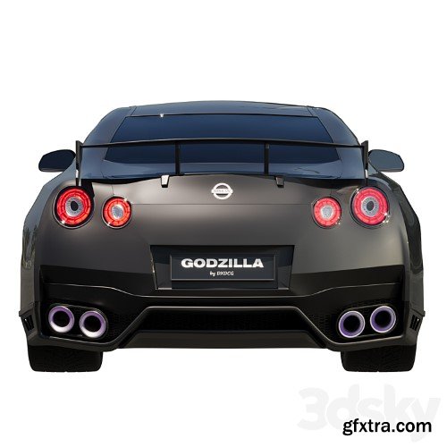 3dsky Pro - Nissan GTR R35 Godzilla