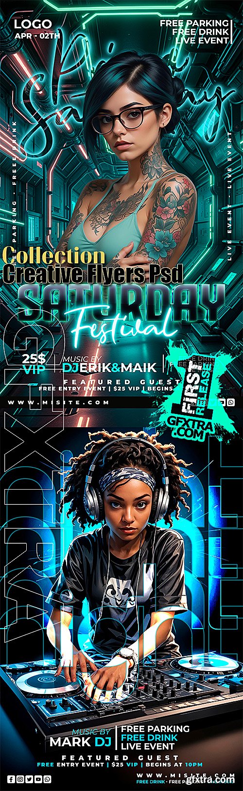 Collection of Creative Flyers Psd