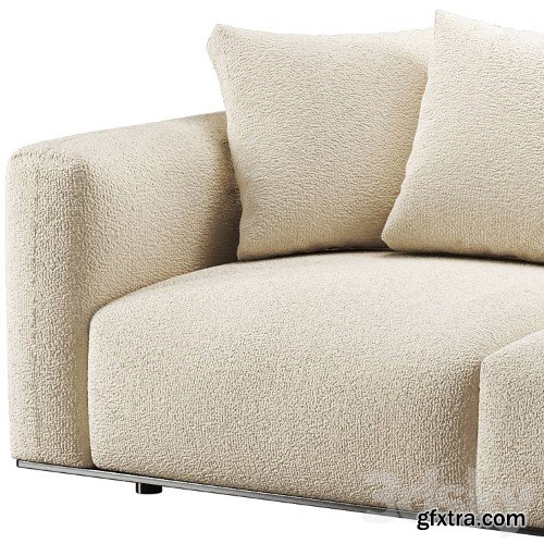 3dsky Pro - B&B Italia Dambodue 3 seater sofa